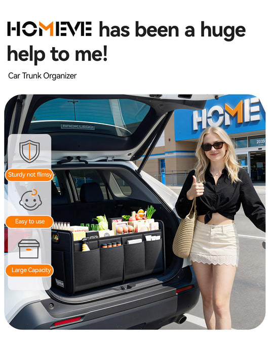 Homeve Waterproof Car Trunk Organizer for SUV & Van