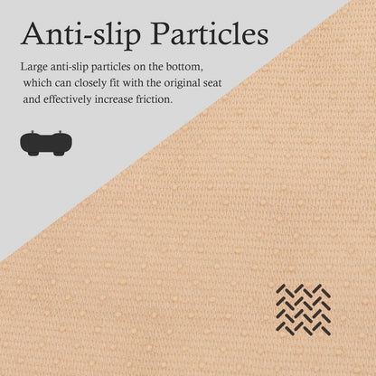 Breathable Non-Slip Rear Seat Cover with Side Pockets