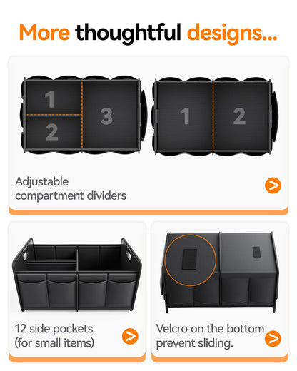 Homeve Waterproof Car Trunk Organizer for SUV & Van