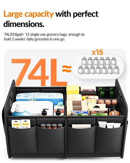 Homeve Waterproof Car Trunk Organizer for SUV & Van